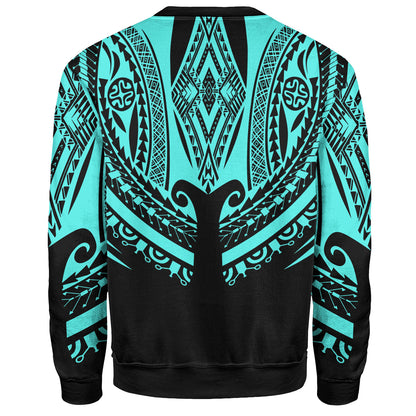 Polynesian Custom Personalised Sweatshirt Polynesian Tattoo Style