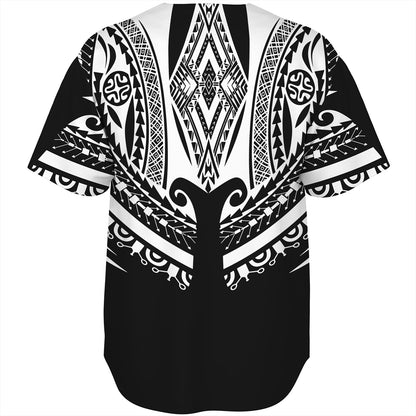 Polynesian Custom Personalised Baseball Shirt Polynesian Tattoo Style