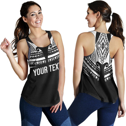 Polynesian Custom Personalised Women Tank Polynesian Tattoo Style