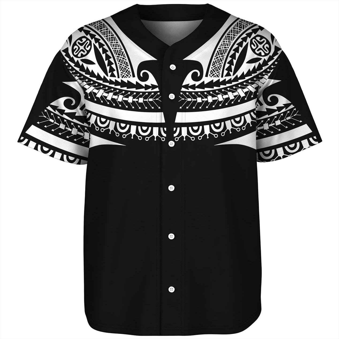Polynesian Custom Personalised Baseball Shirt Polynesian Tattoo Style