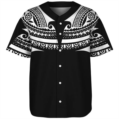 Polynesian Custom Personalised Baseball Shirt Polynesian Tattoo Style