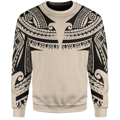 Polynesian Custom Personalised Sweatshirt Polynesian Tattoo Style