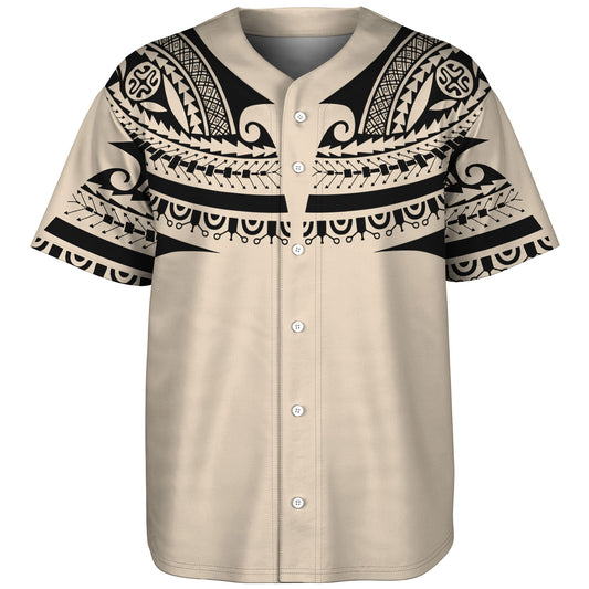 Polynesian Custom Personalised Baseball Shirt Polynesian Tattoo Style