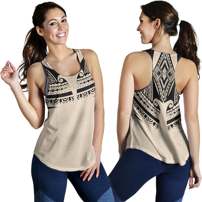 Polynesian Custom Personalised Women Tank Polynesian Tattoo Style