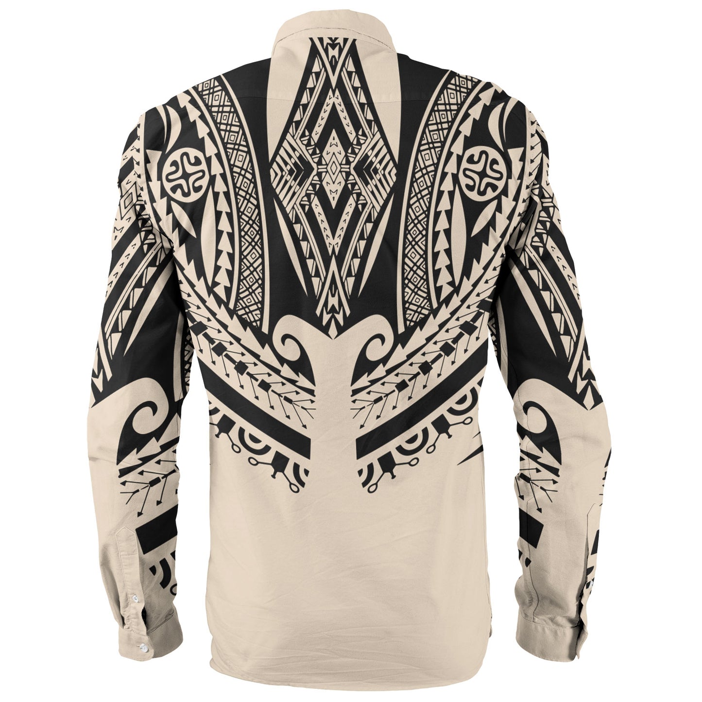 Polynesian Custom Personalised Long Sleeve Shirt Polynesian Tattoo Style
