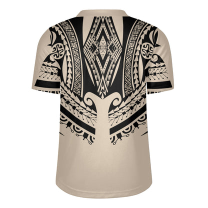 Polynesian Custom Personalised Rugby Jersey Polynesian Tattoo Style