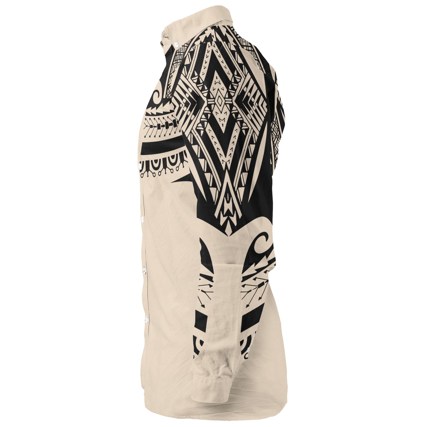 Polynesian Custom Personalised Long Sleeve Shirt Polynesian Tattoo Style