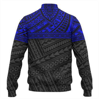Polynesian Custom Personalised Baseball Jacket Polynesian Tribal Patterns