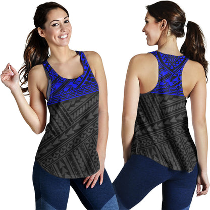 Polynesian Custom Personalised Women Tank Polynesian Tribal Patterns