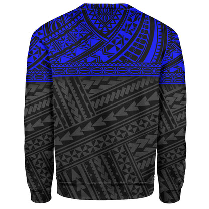 Polynesian Custom Personalised Sweatshirt Polynesian Tribal Patterns