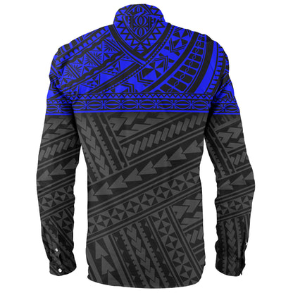 Polynesian Custom Personalised Long Sleeve Shirt Polynesian Tribal Patterns