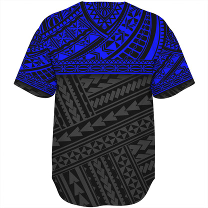 Polynesian Custom Personalised Baseball Shirt Polynesian Tribal Patterns