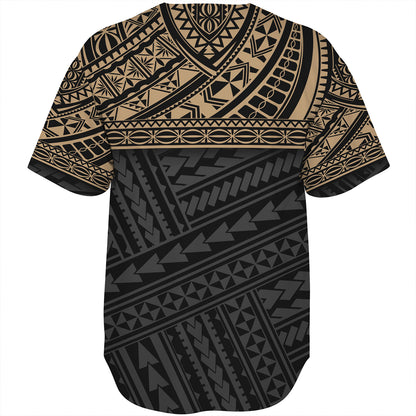 Polynesian Custom Personalised Baseball Shirt Polynesian Tribal Patterns