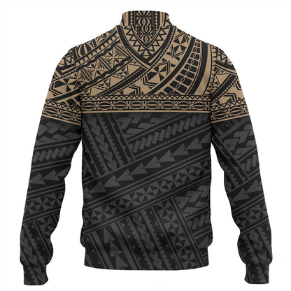 Polynesian Custom Personalised Baseball Jacket Polynesian Tribal Patterns