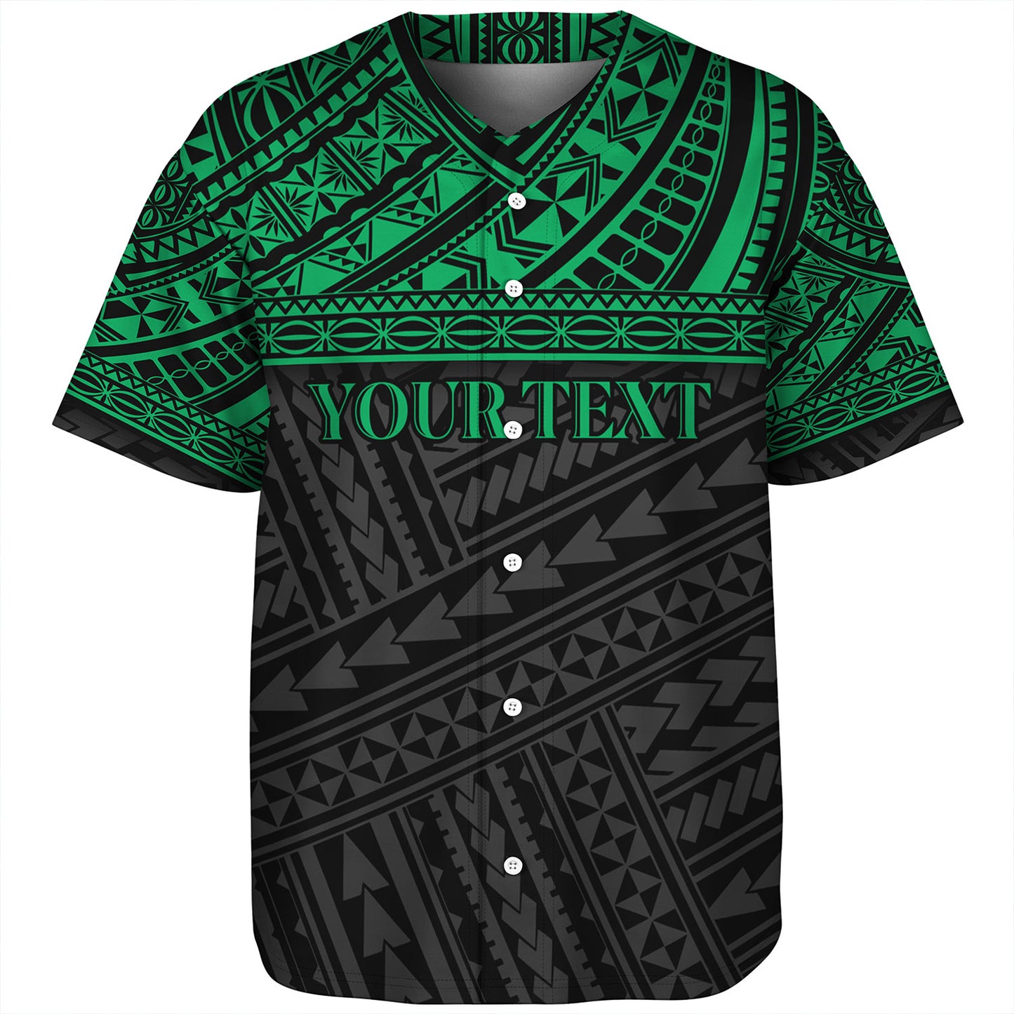 Polynesian Custom Personalised Baseball Shirt Polynesian Tribal Patterns