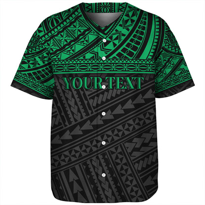 Polynesian Custom Personalised Baseball Shirt Polynesian Tribal Patterns
