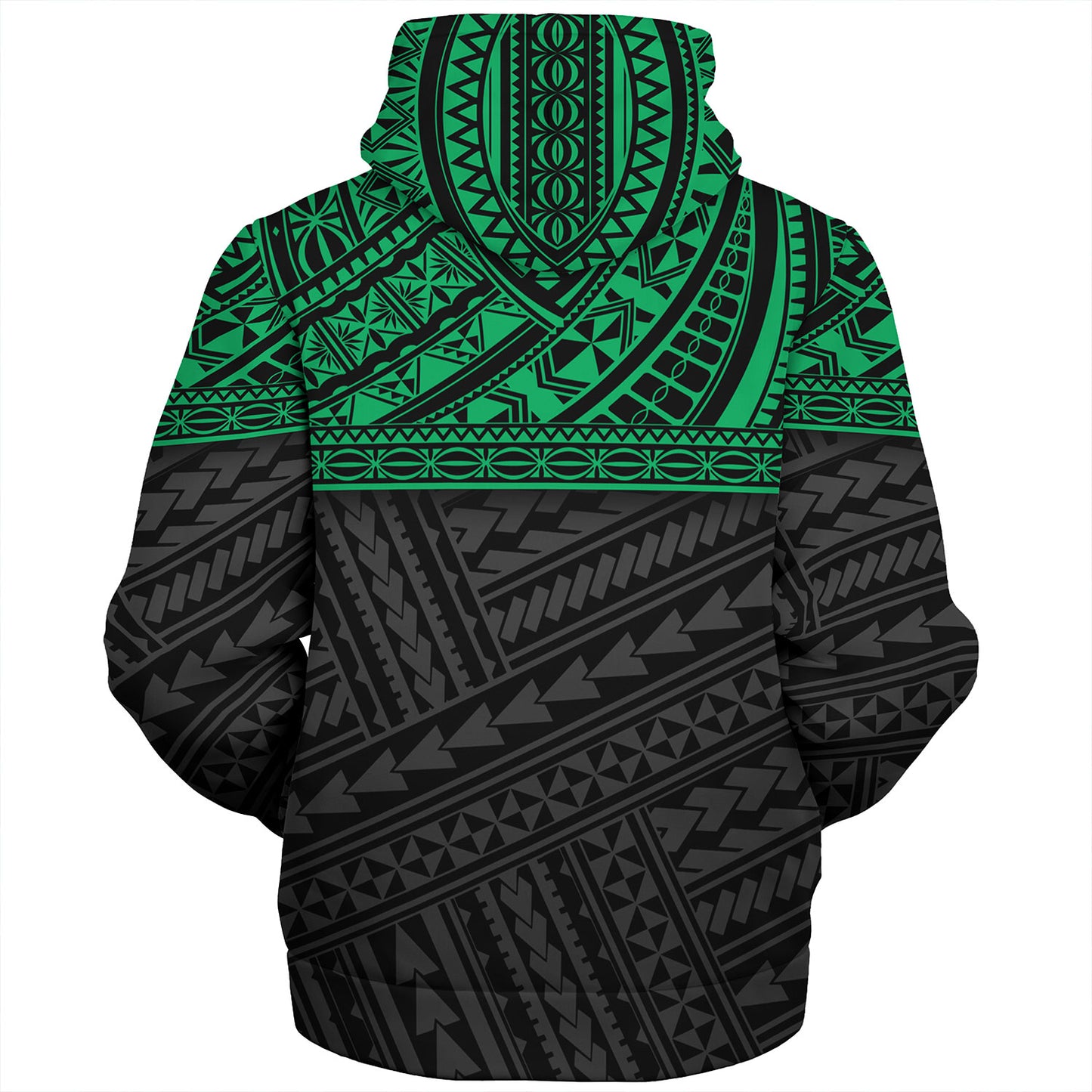 Polynesian Custom Personalised Sherpa Hoodie Polynesian Tribal Patterns