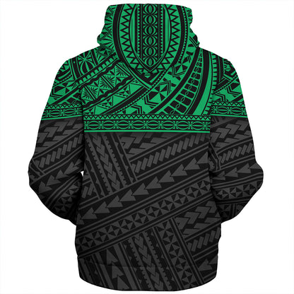 Polynesian Custom Personalised Sherpa Hoodie Polynesian Tribal Patterns