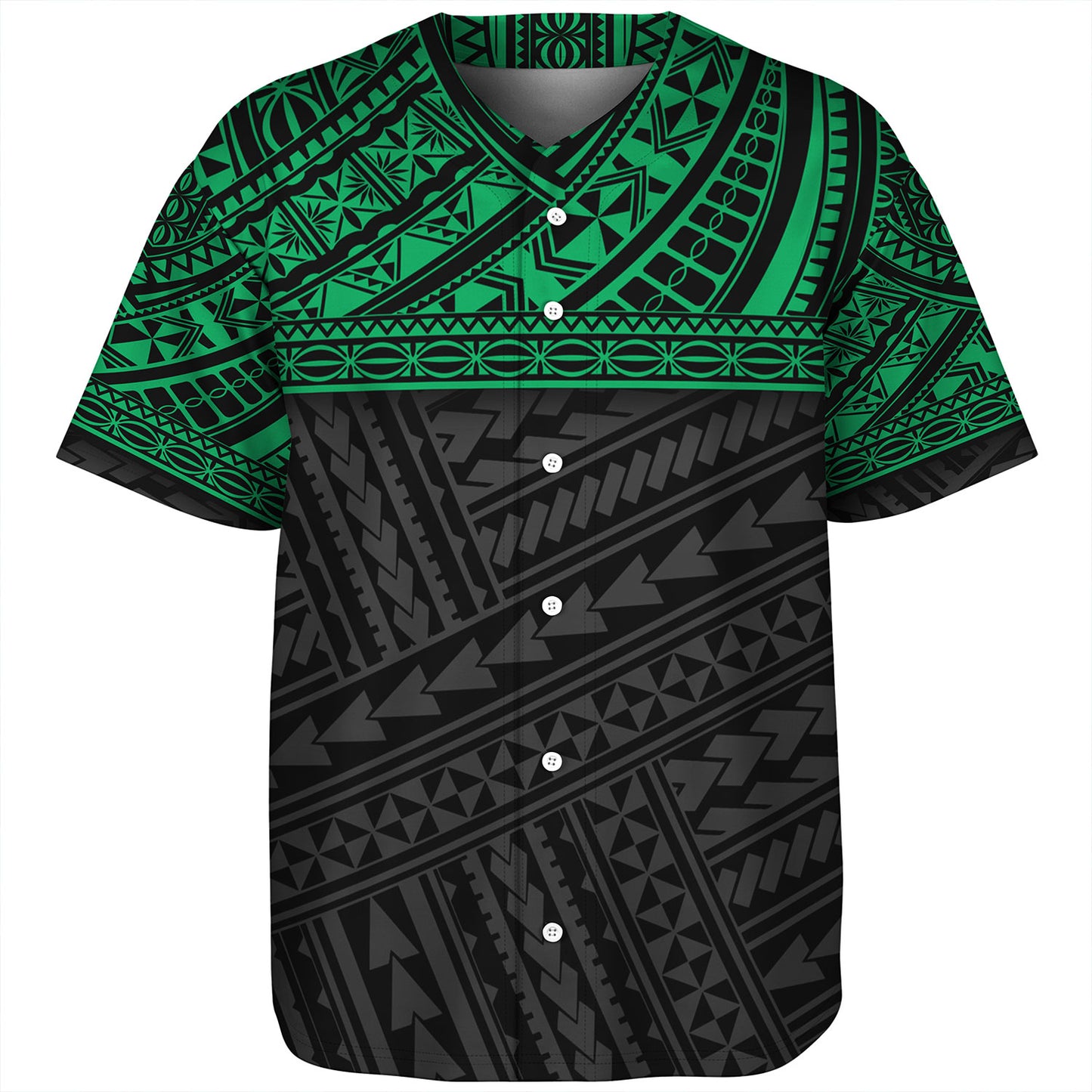 Polynesian Custom Personalised Baseball Shirt Polynesian Tribal Patterns
