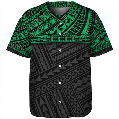 Polynesian Custom Personalised Baseball Shirt Polynesian Tribal Patterns