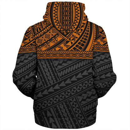 Polynesian Custom Personalised Sherpa Hoodie Polynesian Tribal Patterns