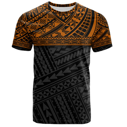 Polynesian Custom Personalised T-Shirt Polynesian Tribal Patterns