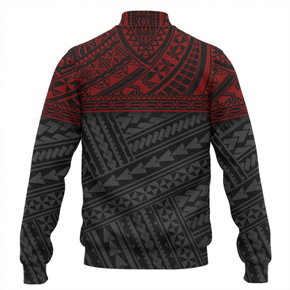 Polynesian Custom Personalised Baseball Jacket Polynesian Tribal Patterns
