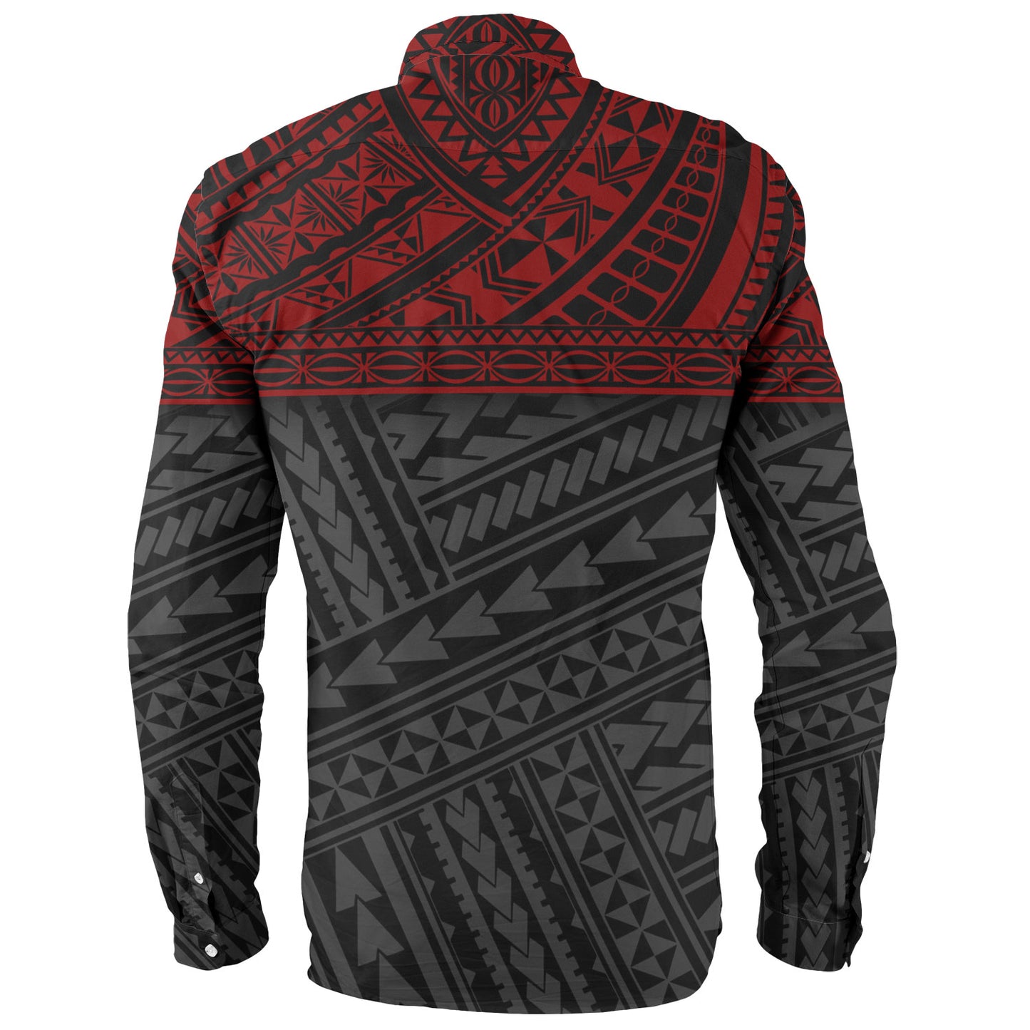 Polynesian Custom Personalised Long Sleeve Shirt Polynesian Tribal Patterns