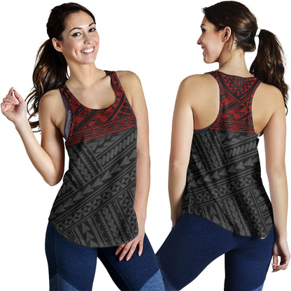 Polynesian Custom Personalised Women Tank Polynesian Tribal Patterns