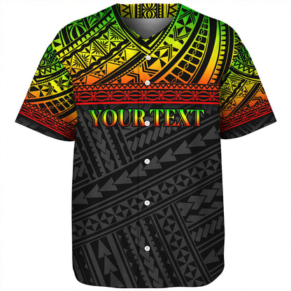 Polynesian Custom Personalised Baseball Shirt Polynesian Tribal Patterns