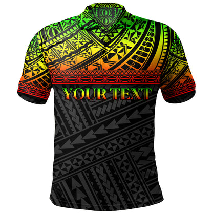 Polynesian Custom Personalised Polo Shirt Polynesian Tribal Patterns