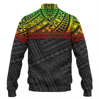 Polynesian Custom Personalised Baseball Jacket Polynesian Tribal Patterns