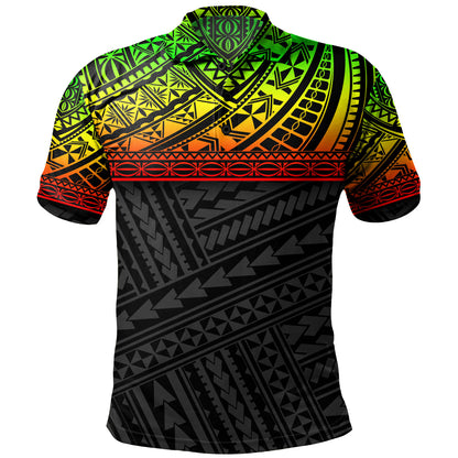 Polynesian Custom Personalised Polo Shirt Polynesian Tribal Patterns