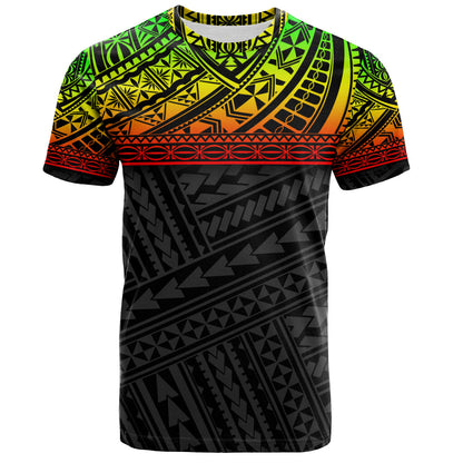 Polynesian Custom Personalised T-Shirt Polynesian Tribal Patterns