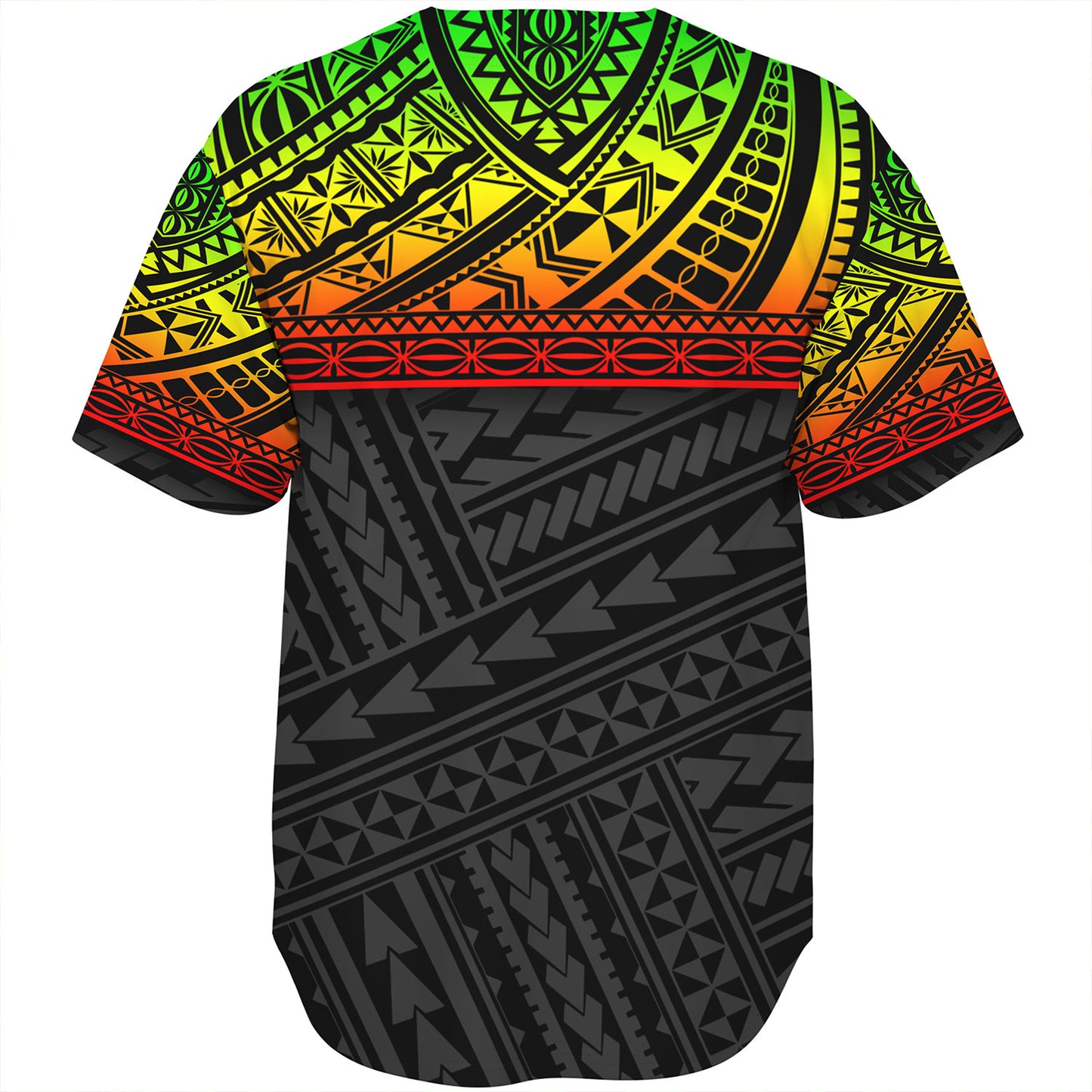Polynesian Custom Personalised Baseball Shirt Polynesian Tribal Patterns