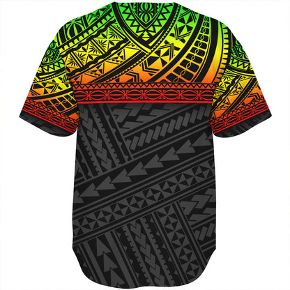 Polynesian Custom Personalised Baseball Shirt Polynesian Tribal Patterns