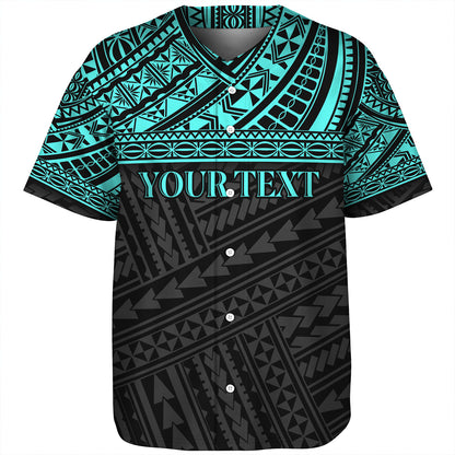 Polynesian Custom Personalised Baseball Shirt Polynesian Tribal Patterns