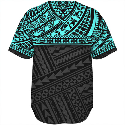 Polynesian Custom Personalised Baseball Shirt Polynesian Tribal Patterns