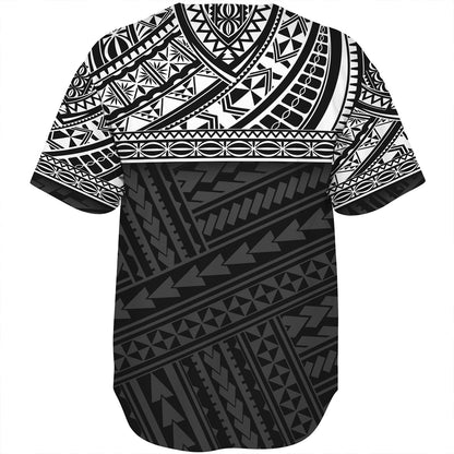 Polynesian Custom Personalised Baseball Shirt Polynesian Tribal Patterns