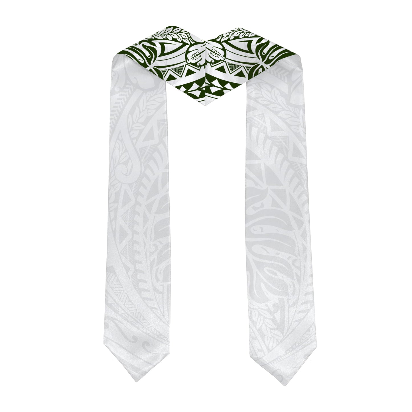 Hawaii Graduation Stole Custom Polynesian Hibiscus Tribal Style