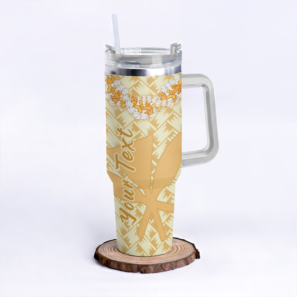 Hawaii 40oz Tumbler Polynesian Lei Island Love Style
