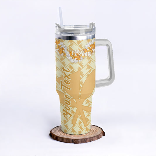 Hawaii 40oz Tumbler Polynesian Lei Island Love Style