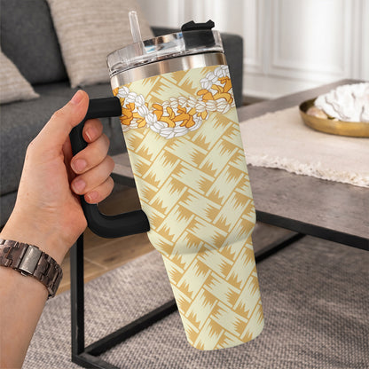 Hawaii 40oz Tumbler Polynesian Lei Island Love Style