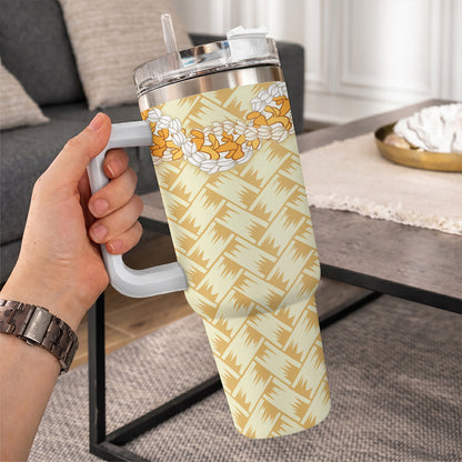 Hawaii 40oz Tumbler Polynesian Lei Island Love Style