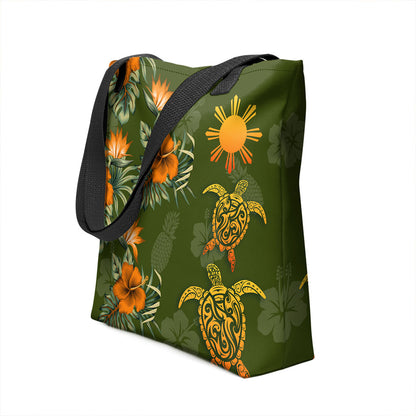 Philippines Filipino Tote Bag Polynesian Tropical Summer