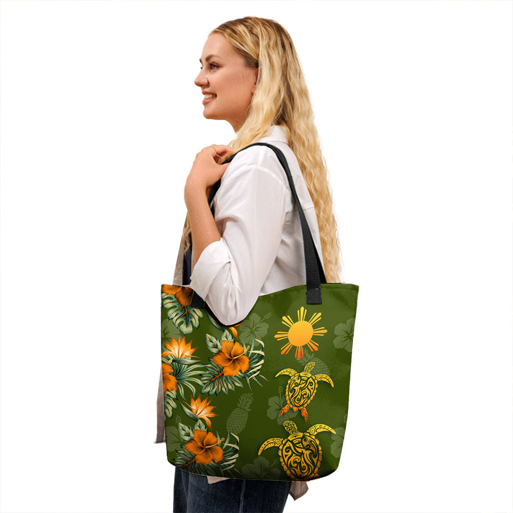 Philippines Filipino Tote Bag Polynesian Tropical Summer