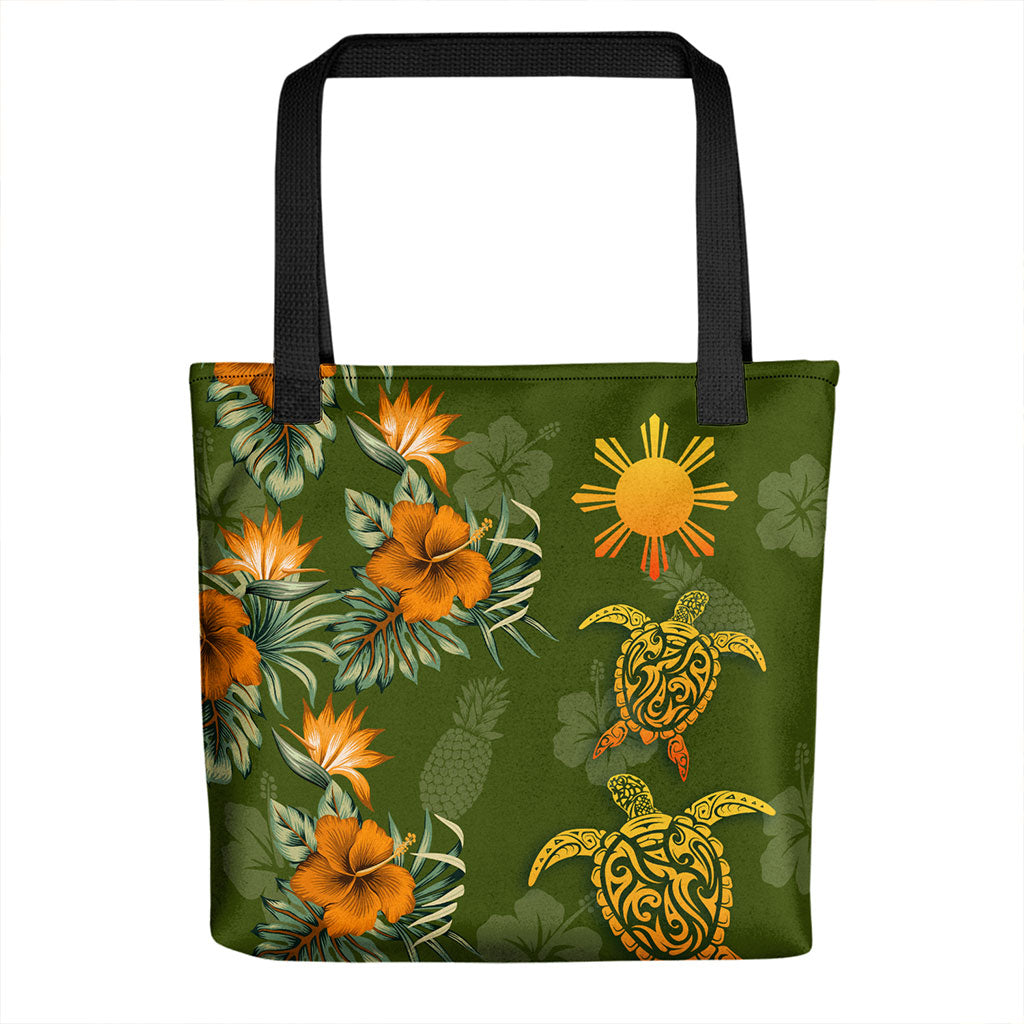 Philippines Filipino Tote Bag Polynesian Tropical Summer