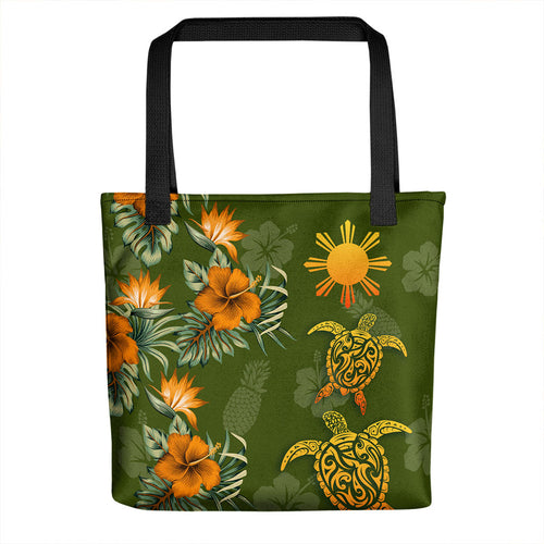 Philippines Filipino Tote Bag Polynesian Tropical Summer