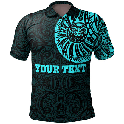 Polynesian Custom Personalised Polo Shirt - Maori Warrior Tattoo Full Color