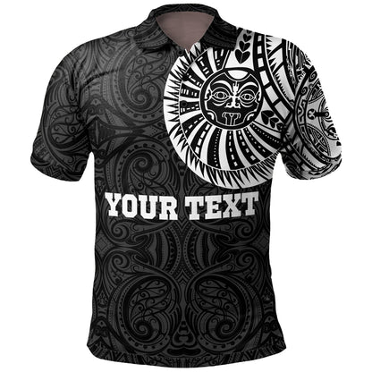 Polynesian Custom Personalised Polo Shirt - Maori Warrior Tattoo Full Color